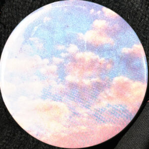 Collage badge by Ben showing a pink and blue cloudscape